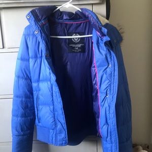 American Eagle winter puffer coat